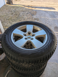 275/60R20 STUDDED winter tires on stock RAM rims