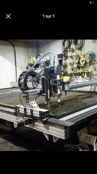 Torchmate cnc plasma cutter with router 