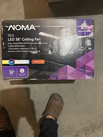 NOMA LED 38" Ceiling Fan, View more