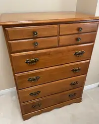 Solid wood dresser 