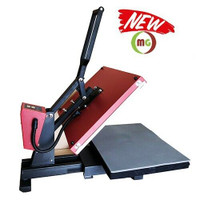 New!!! 16x24" Flat Heat Press w/ "Pull-out" Base clamshell