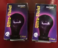 Halloween Black Light Lightbulbs For Sale - New