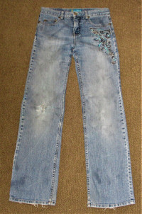 VINTAGE HIGH WAIST WOMEN'S "HOLLYWOOD" DISTRESSED JEANS