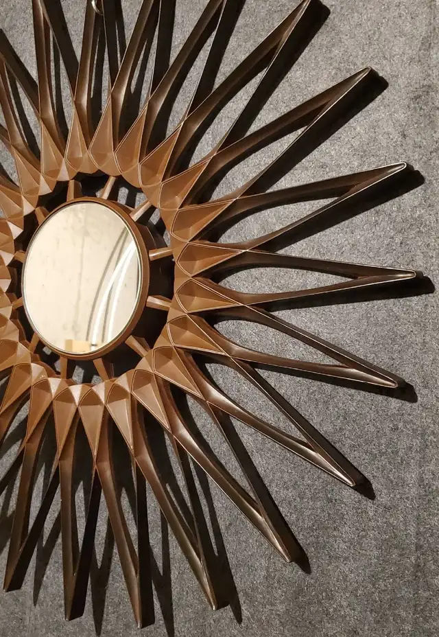 Syroco Sunburst Wall Mirror LARGE 30" in Home Décor & Accents in Ottawa - Image 5