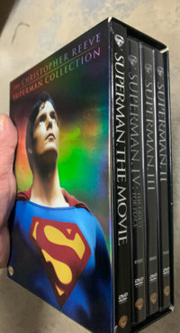 The Christopher Reeve Superman Collection 1 - 4 - DVD Mint Used