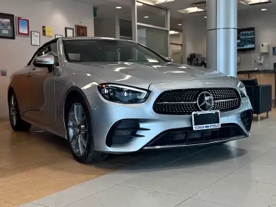 2023 Mercedes-Benz E-Class Convertible E450 Cabriolet Fully Loaded / Rare combination / AWD / 6 Cyli...