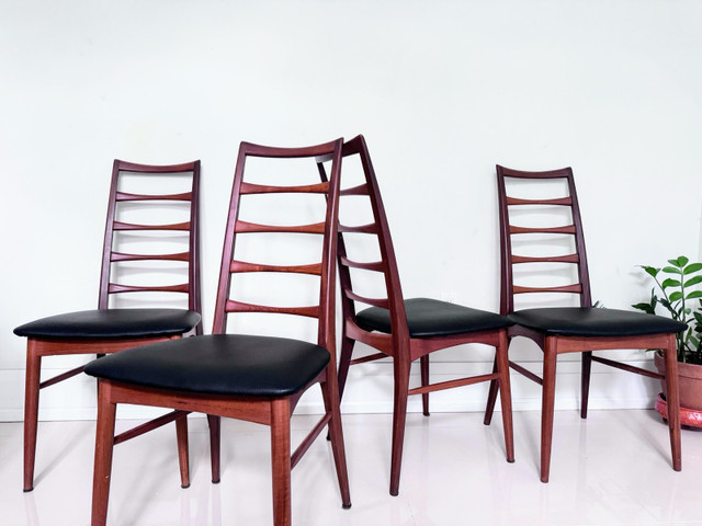 Danish teak Lis ladderback chairs in Chairs & Recliners in City of Toronto