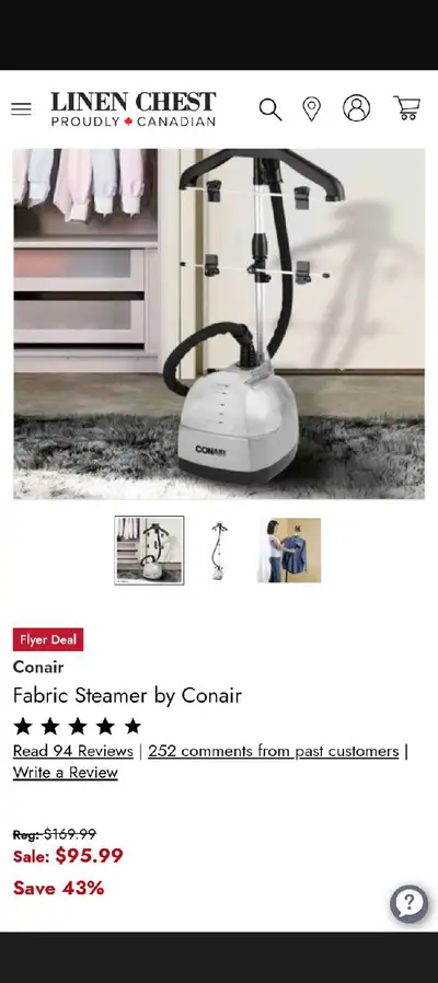 Fabric Steamer by Conair, View more