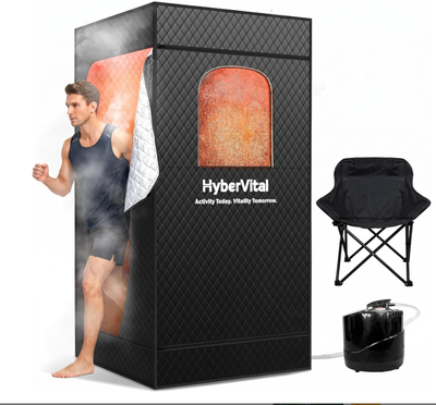 Sauna Box, Portable Steam Sauna for Home, Large Sauna Tent with 3.0L Steamer for Full Body SPA, Easy...