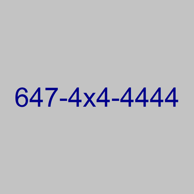 Super Vanity Toronto 416 647 Memorable Phone Numbers, View more
