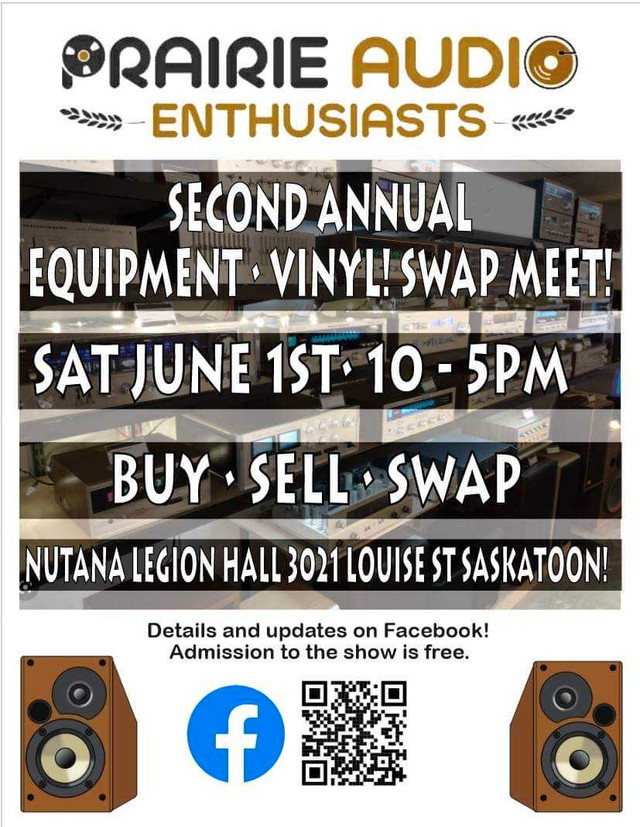 2nd Annual Stereo/Vinyl Swap Meet in Stereo Systems & Home Theatre in Saskatoon