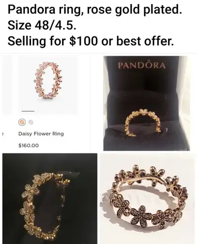 Pandora Daisy Flower Ring, View more