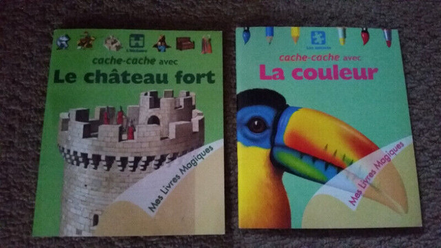 Books $5 for both , like newCache-cache avec Le château fortCa in Children & Young Adult in Moncton