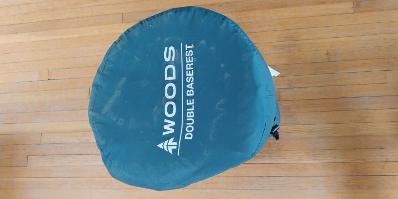 Woods Base Rest Double Self Inflating Camping Sleeping Pad | Fishing ...