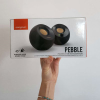 Pebble 2.0 USB Desktop Speakers Black
