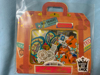 Sticker Flakes Sack AIR TRAVEL Crux Scrapbooking "Travel"