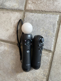 Playstation 3 Move + Navigation Controllers