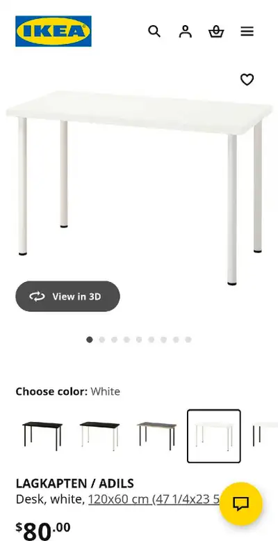 IKEA Lagkapten / Adils Desk, View more