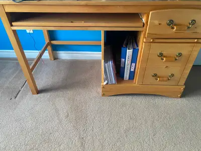 Wooden computer desk, View more