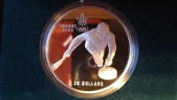 1988 CALGARY OLYMPIC "CURLING" $20 COIN