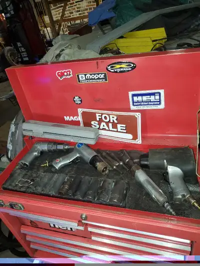 Toolbox full of tools warranty approved, View more