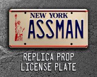 Seinfeld | Cosmo Kramer's Impala | ASSMAN | Metal License plate
