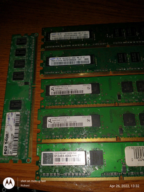Ram ddr2 & ddr3  in System Components in Windsor Region