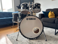 Yamaha Club Custom Drumset in Black Wood Finish