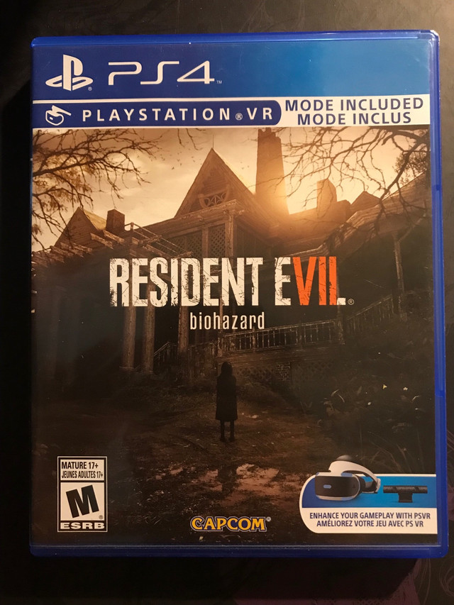 Resident Evil 7 in Sony Playstation 4 in Whistler