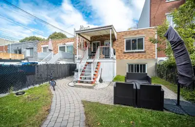 À louer – 5½ au rez-de-chaussée avec cour privée