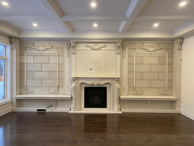 *FIREPLACE MANTEL-ON SALE-DAVARI MASTERPIECE-CUSTOM DESIGN in Fireplace & Firewood in City of Toronto