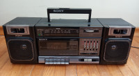 Vintage Sony CFS-1000 AM/FM Stereo Cassette Player/Recorder Boom