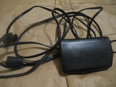 singer sewing machine control pedal /switch cat cr 303, 95-145 v. $15 ...