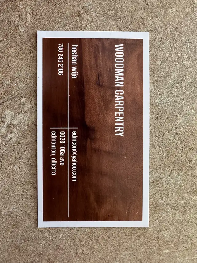 Carpentry and Home repairs