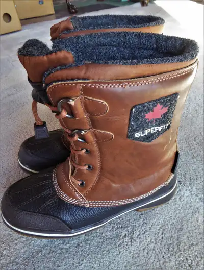 Kids Superfit leather winter boots, View more