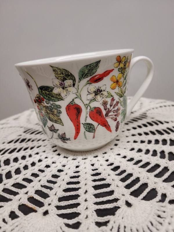 Herbs & Spice Floral Mug in Arts & Collectibles in Dartmouth