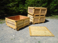 WOODEN SHIPPING CRATES   industrial