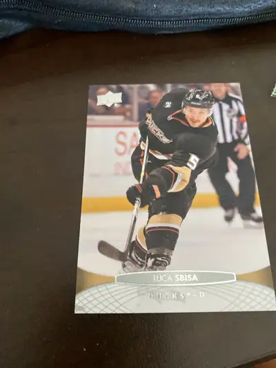 Luca Sbisa Anaheim ducks hockey card, View more