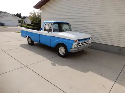 Fun little 1965 Mercury pickup. The truck has been upgraded with the power from a 1984 Ford F100. It...