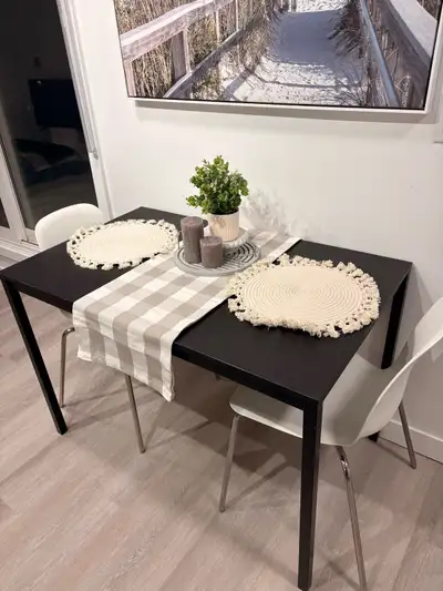 Table and 2 chairs, View more
