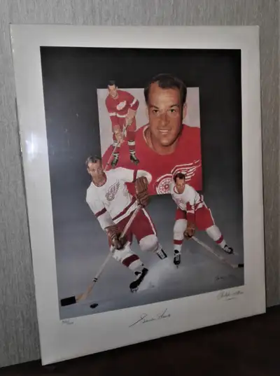 "POWER"  Gordie Howe  #9 Mr. Hockey //  Christopher Paluso Print, View more
