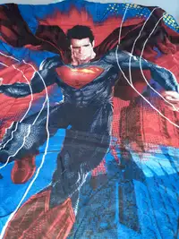 Literie de lit simple de Superman
