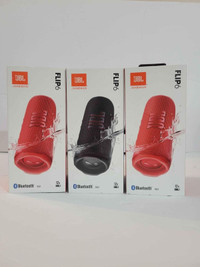 JBL Flip 6 Waterproof Bluetooth Wireless Speaker - Black/Red