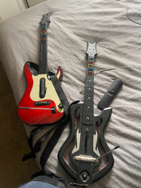 Xbox 360 Guitar Hero Guitars