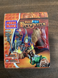 Mega Bloks Fire &  Ice Dragons  #9856 Fire Sentry