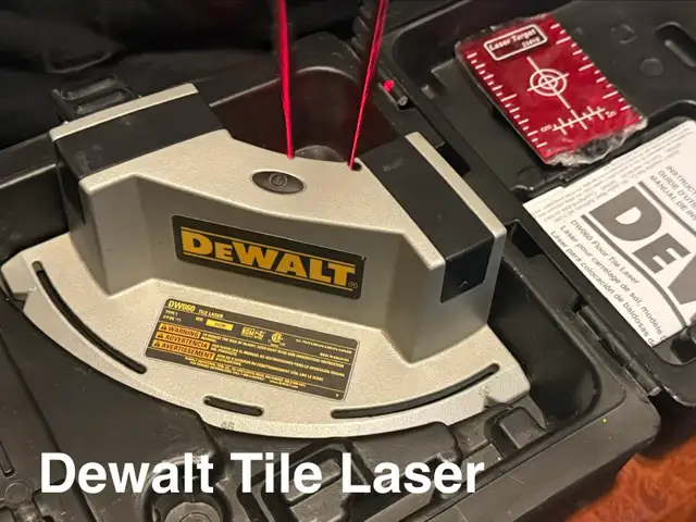 Dewalt DW060 Laser Square for Tiling Floors or Walls. in Power Tools in Edmonton - Image 7