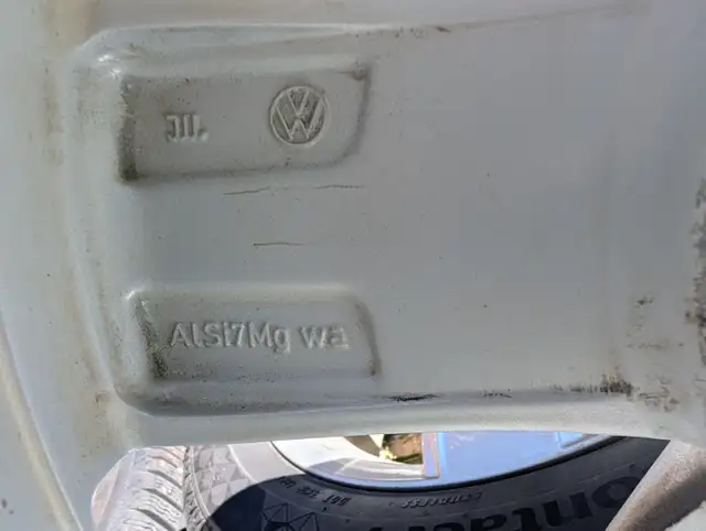 Volkswagen Rims and Continental Winter Tires 215/55 R17 in Tires & Rims in Barrie - Image 8