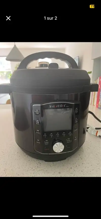 Instant Pot Pro Autocuiseur Fonctionnalité 10 en 1 : autocuiseur, cuisson lente, sous vide, sauteuse...