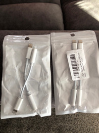 New adapter for audio jack to lightning for iphones