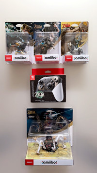 Zelda/Link Amiibo - Nintendo Switch Pro Controller - Brand New/S